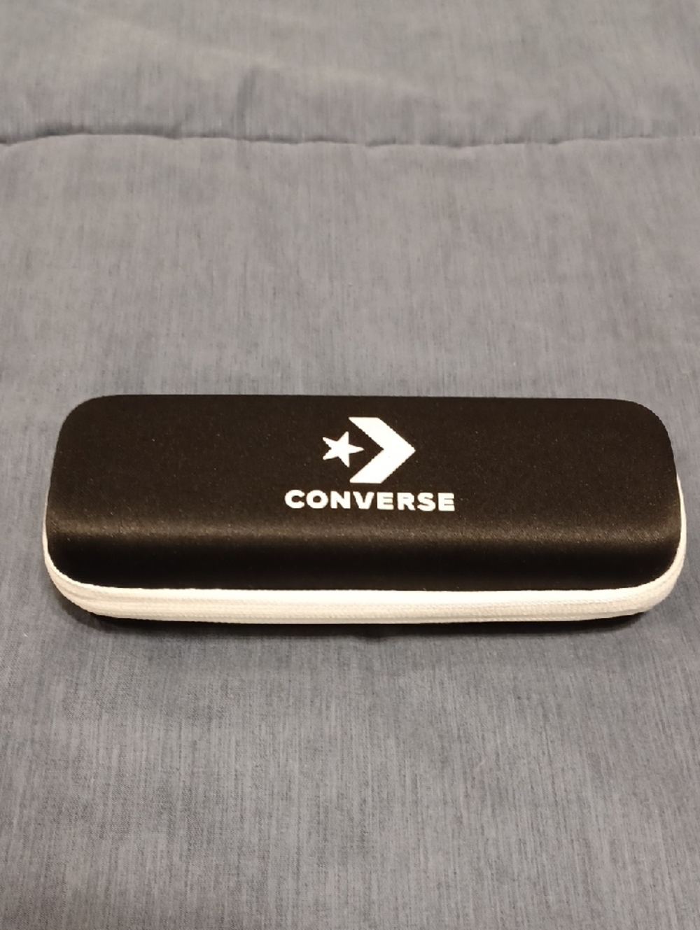 Converse Black and White Logo Eyeglasses Case NWOT